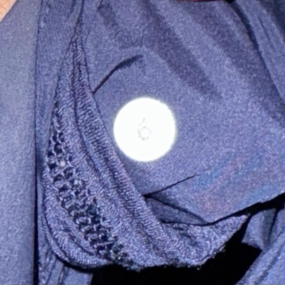 LULULEMON Fluffed Up Puffer Pullover Inkwell Goose Down Hoodie Jacket Size 6 - Picture 6 of 11